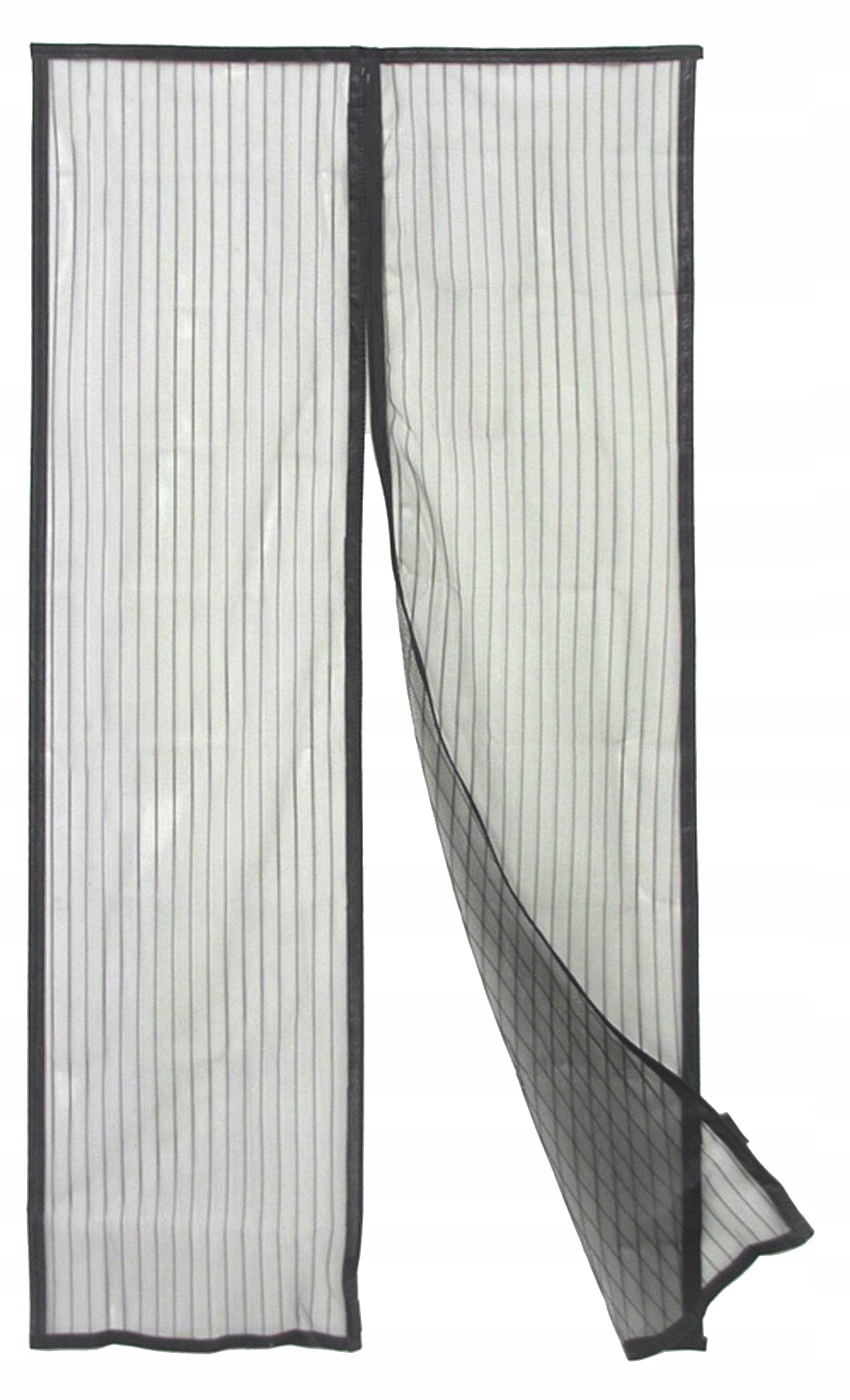 MOSKITIERA NA MAGNES SZARA NA DRZWI 80/90/100 x 210/220 DO PRZYCIĘCIA