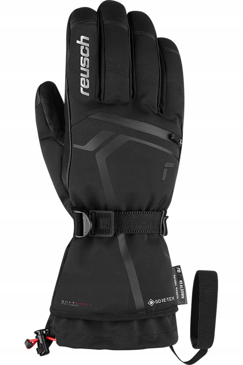 reusch Lyžařské rukavice Down Spirit Gore Tex černé 9__