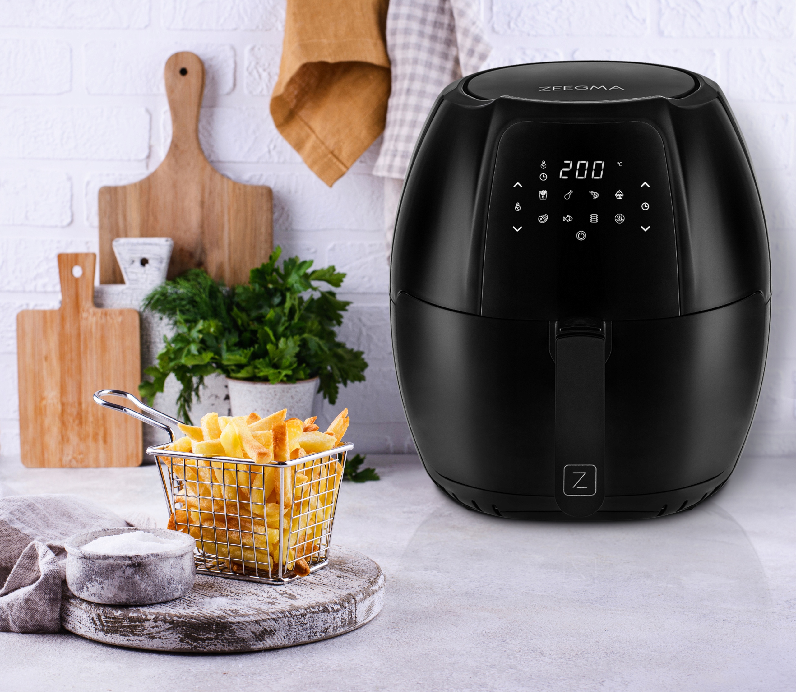 FRYTOWNICA AIR FRYER BEZTŁUSZCZOWA FRYTKOWNICA 1800W DUŻA dla 4 osób XXXL EAN (GTIN) 5903771703536