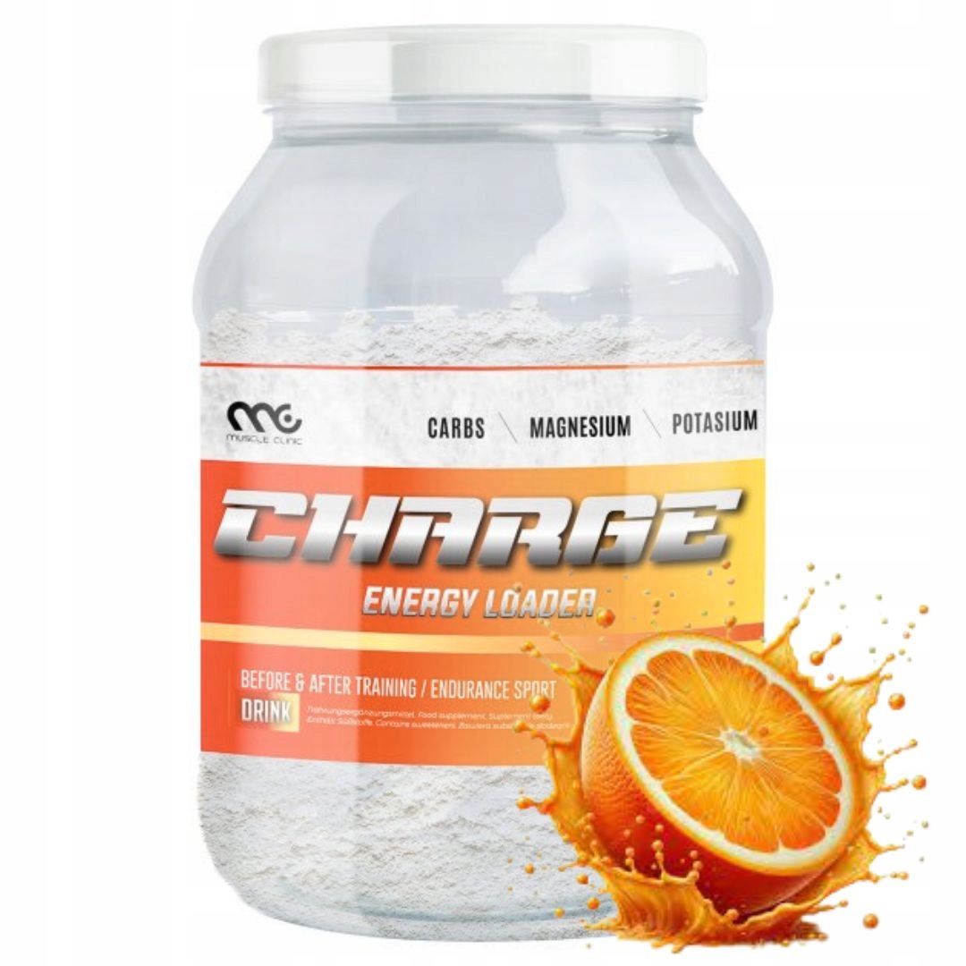 Muscle Clinic ChargeUP 1000g Carbo MIX pomeranč sacharidy uhlíky