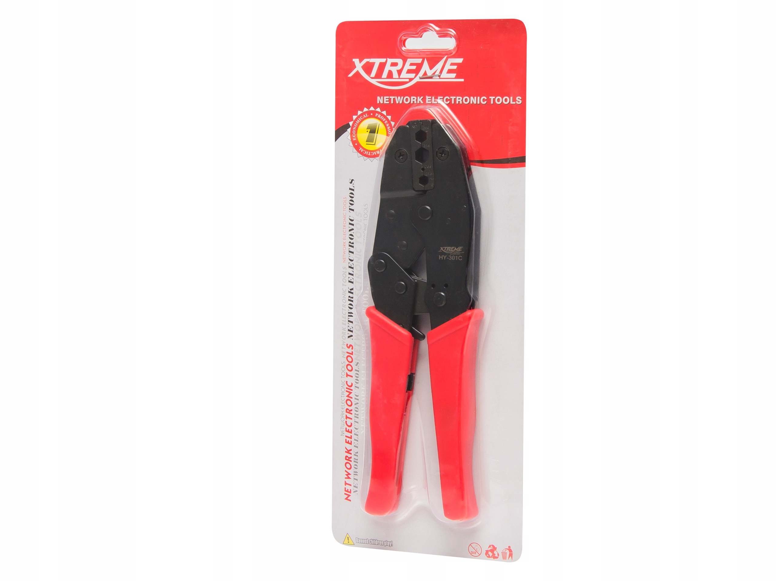 ZACISKARKA SZCZYPCE PRASKA KONEKTORÓW KABLI KOŃCÓWEK TULEJEK 0,5-4mm Marka Xtreme