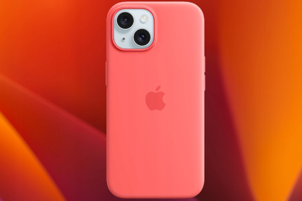 ORYGINALNE PLECKI ETUI CASE SILIKONOWE DO APPLE IPHONE 15 RÓŻOWE +SZKŁO Kolekcja Silicone Case MagSafe