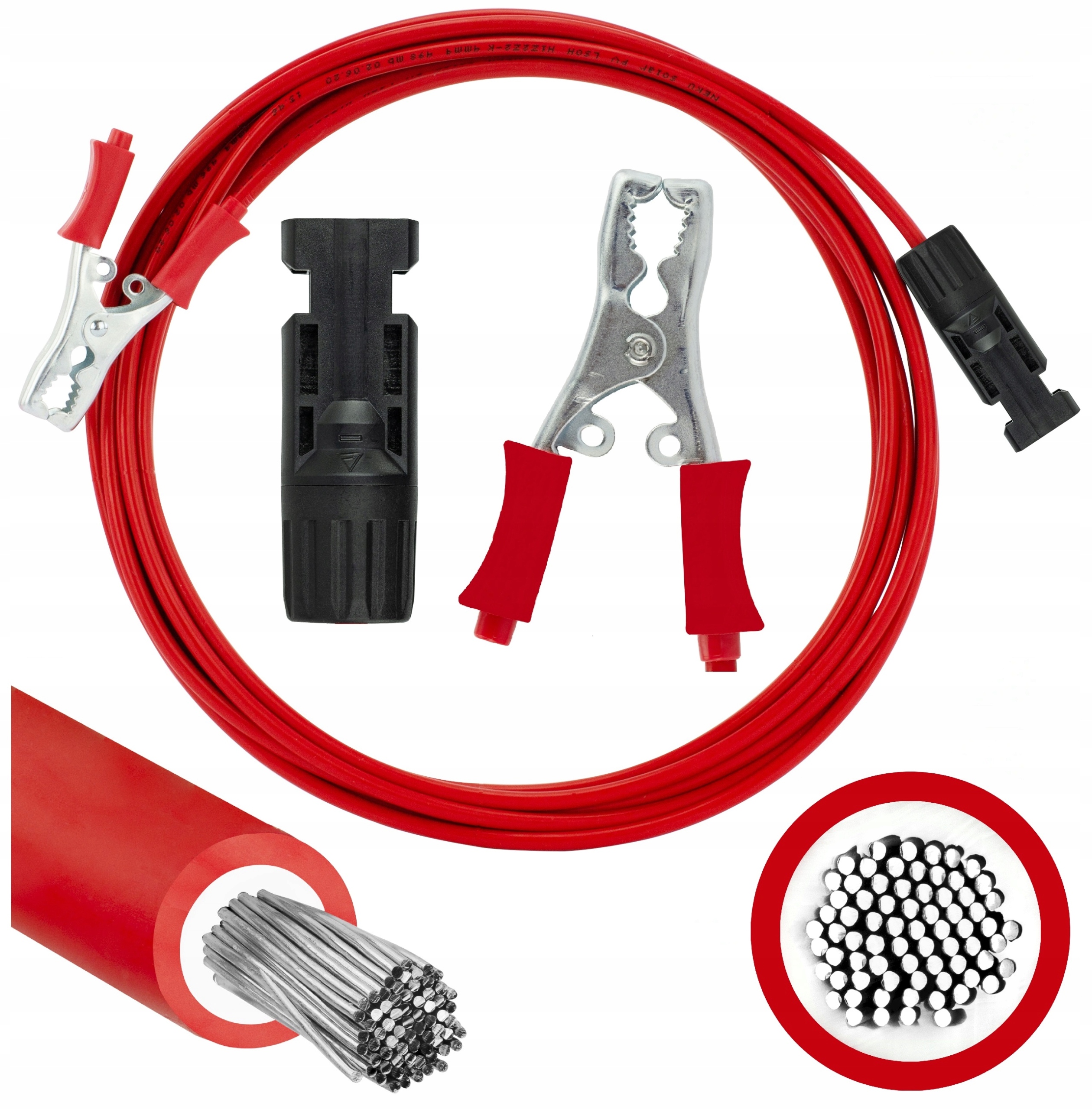 

Kabel solarny przyłączeniowy MC4 4mm2 czerwony 3m