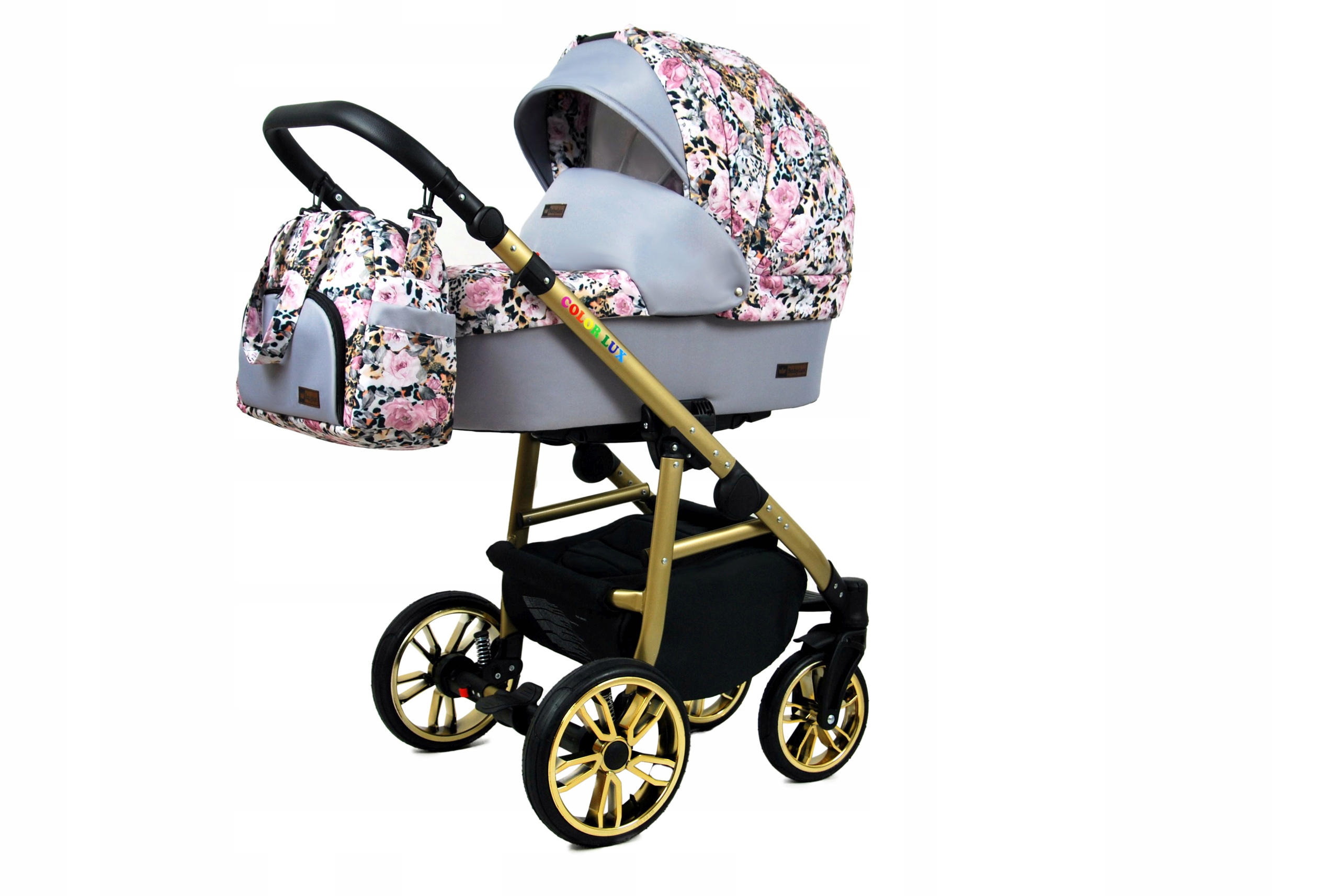 RAF-POL WÓZEK COLORLUX 4w1 ECO SKÓRA + BAZA ISOFIX Kod producenta 5903890853211