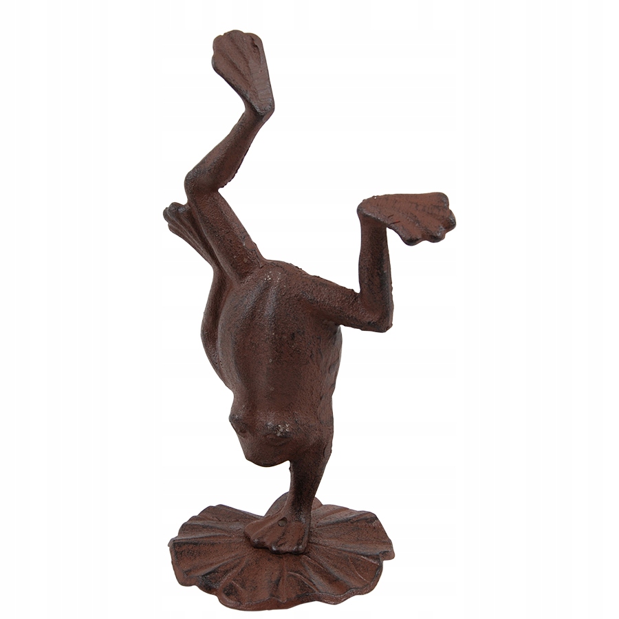 

Figurka Żaba Yoga Brązowa Metalowa Ozdoba 24cm