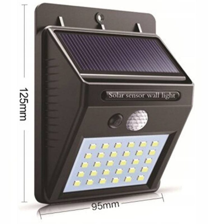 3x LAMPA SOLAR HALOGEN LED CZUJNIK RUCHU ZMIERZCHU Klasa efektywności energetycznej brak