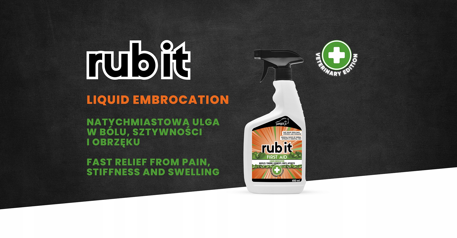 Jump It rub it 650 ml Przeciwbólowa wcierka regenerująca