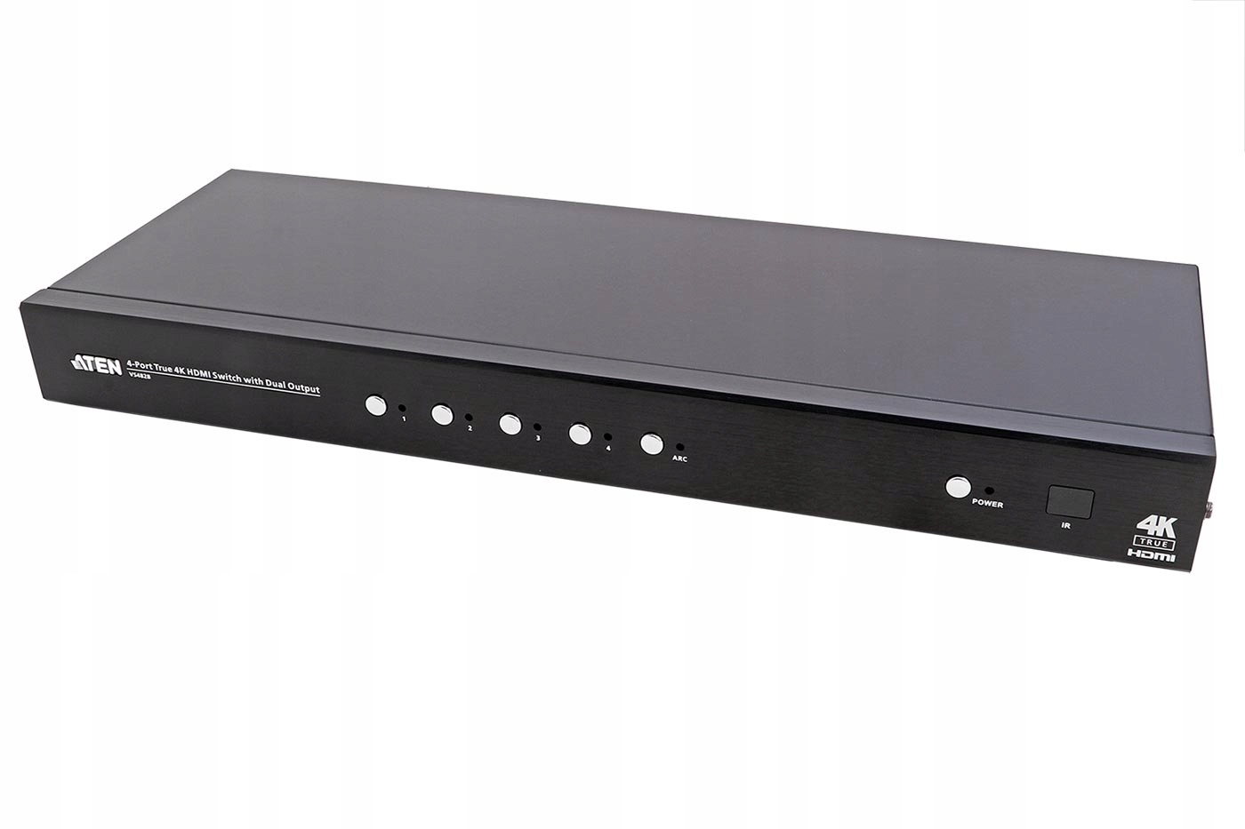 Aten Hdmi přepínač 4:1,dual view,audio,4K@60Hz,dálkové ovládání (VS482B)