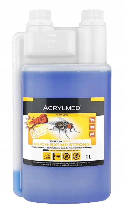 Mocny środek na Muchy Much-ex Mp Strong 1 L do zwalczania Komarów