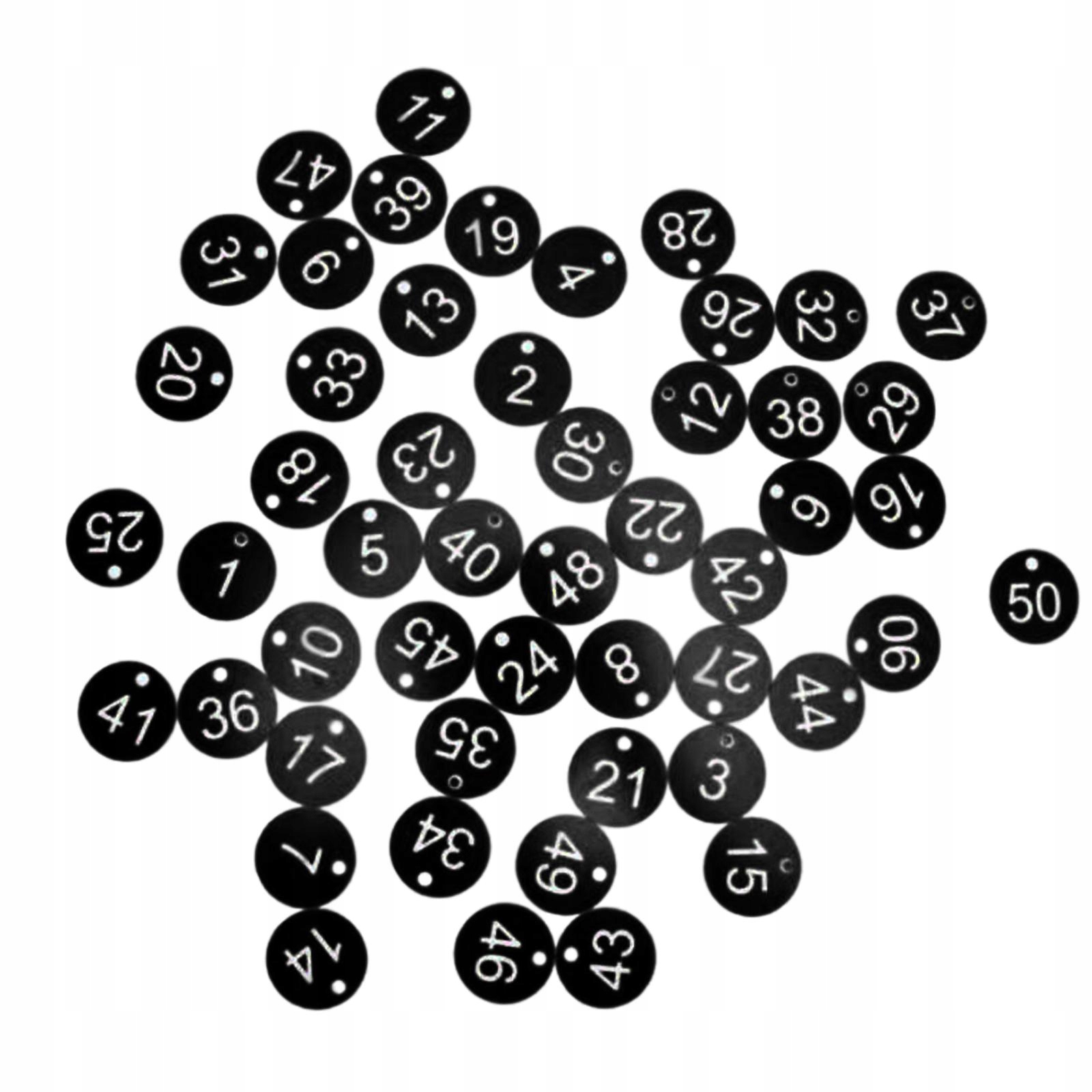 100x Protable numer tagu numer 1-100 dla kluczy