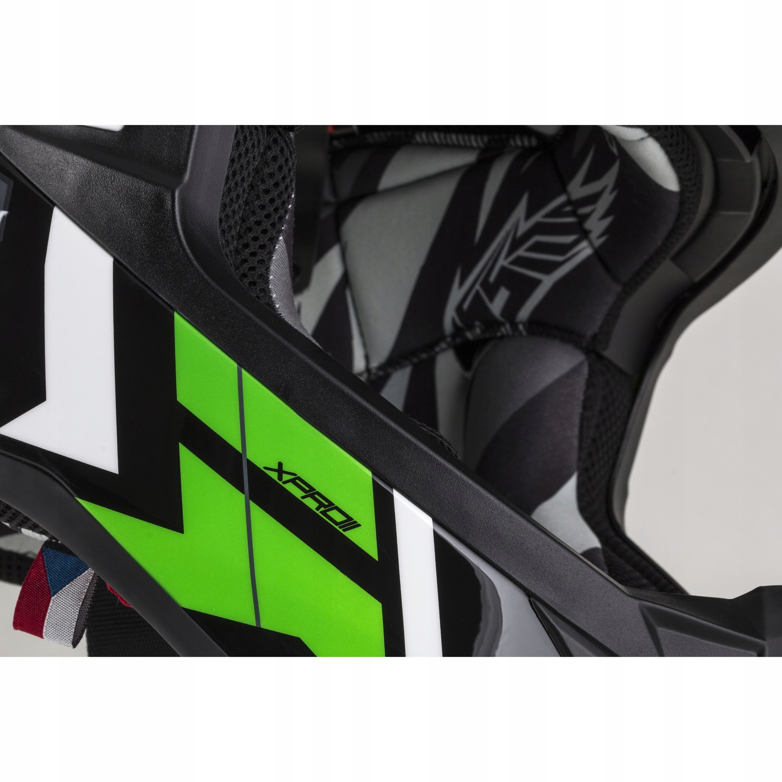 CASSIDA SOS KASK MOTOCYKLOWY CROSS WŁÓKNO KOMPOZYT Obwód głowy 59-60 cm