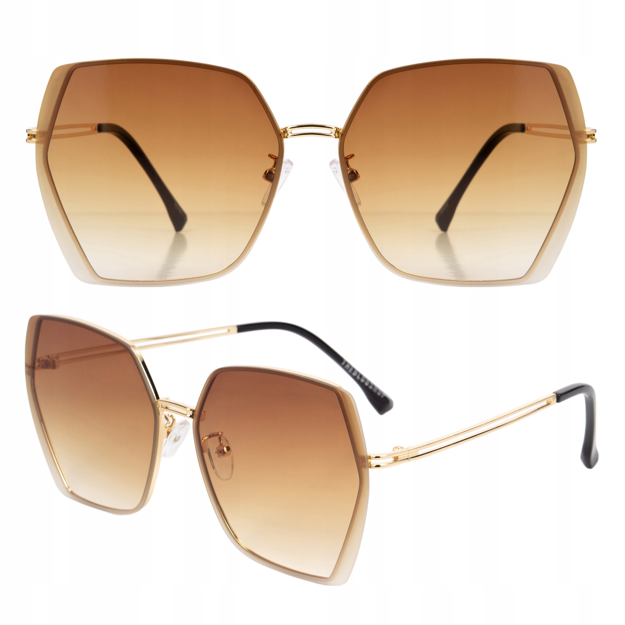 

Okulary Przeciwsłoneczne Duże Muchy Glam Kobiece