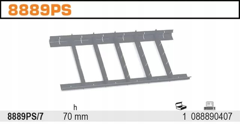 Zestaw przegród krzyżowych 70mm 570x410 do c38 Marka Beta