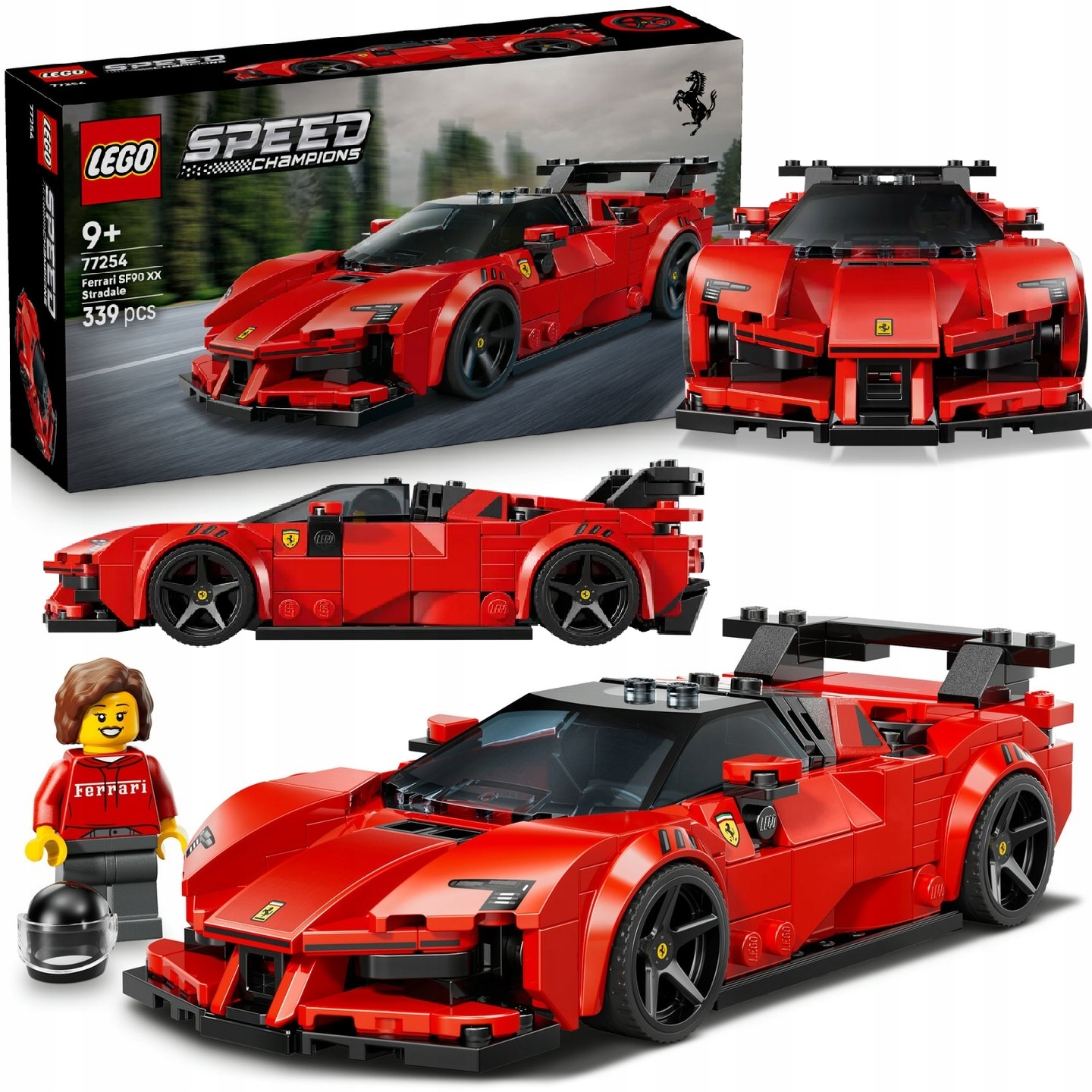 LEGO SPEED CHAMPIONS 77254 SAMOCHÓD SPORTOWY FERRARI SF90 XX STRADALE