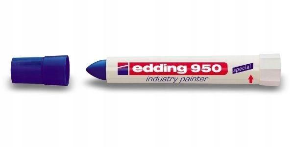 

Marker przemysłowy Edding 950 w paście niebieski