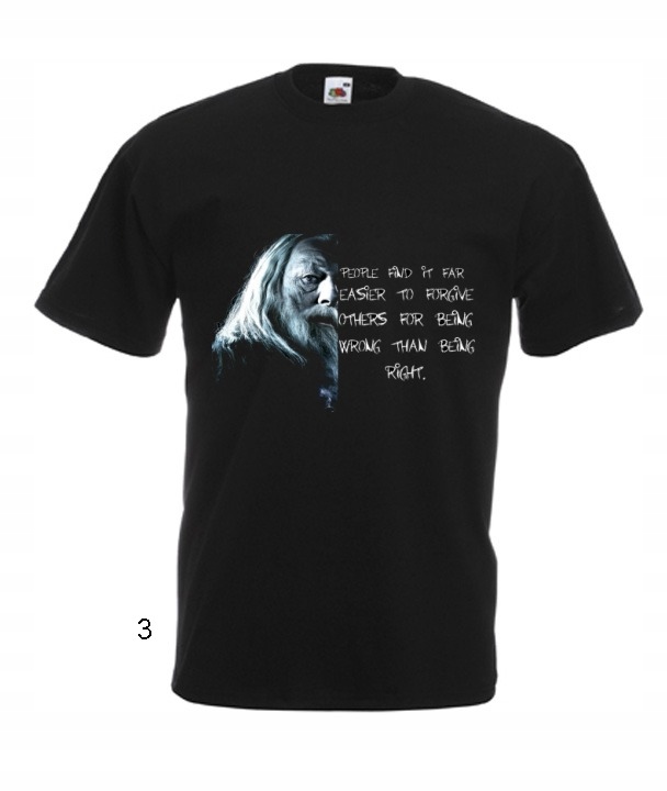 

Koszulki Potter Dumbledo Ron Hermiona Mugole Wzory