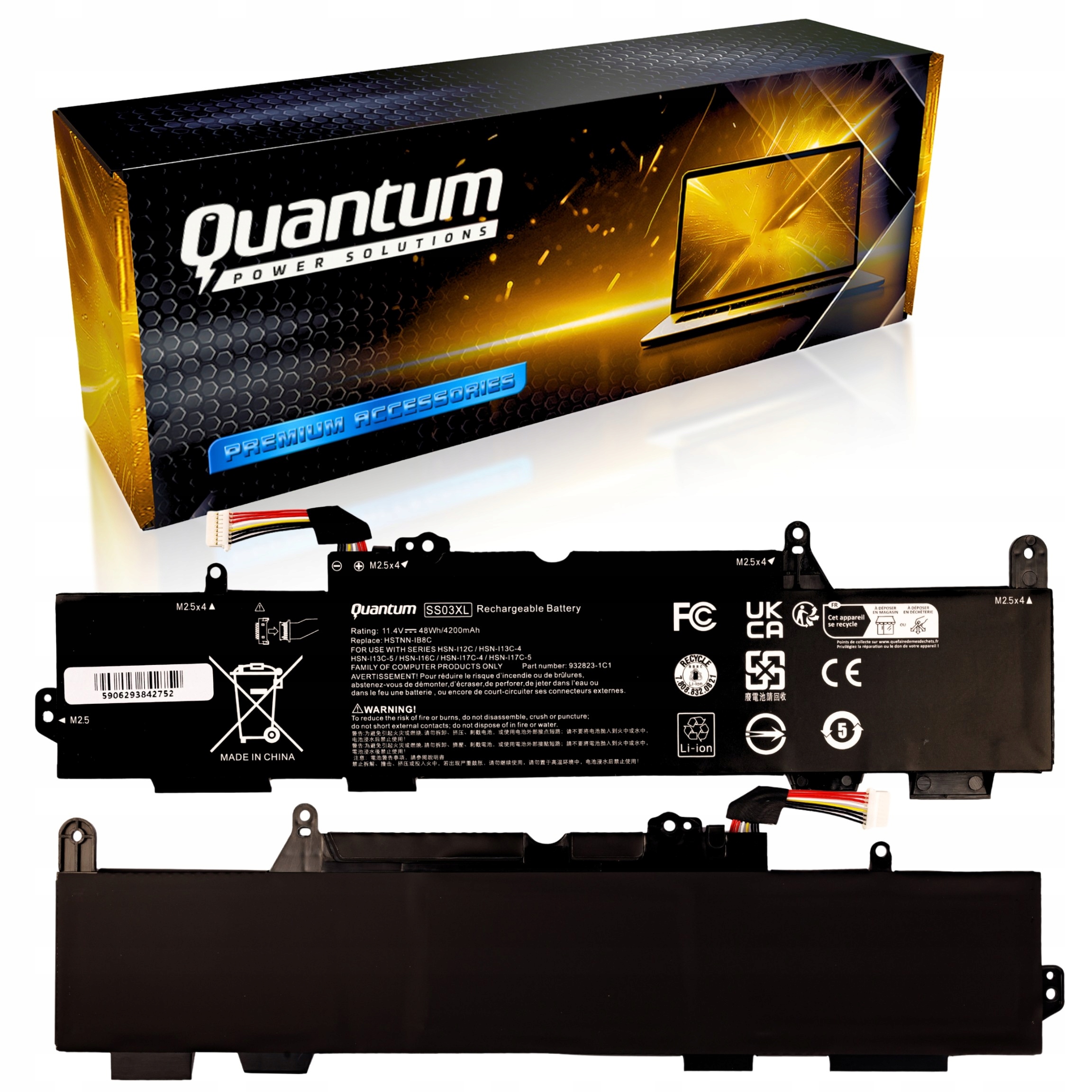 Baterie SS03XL pro Hp EliteBook 735 745 830 840 G5 G6 ZBook 14U G5 G6