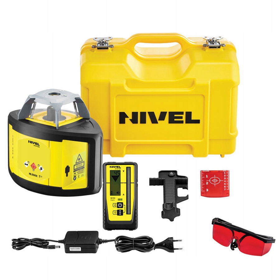 NIWELATOR LASEROWY OBROTOWY NIVEL SYSTEM NL500 DIGITAL Stopień ochrony IP54