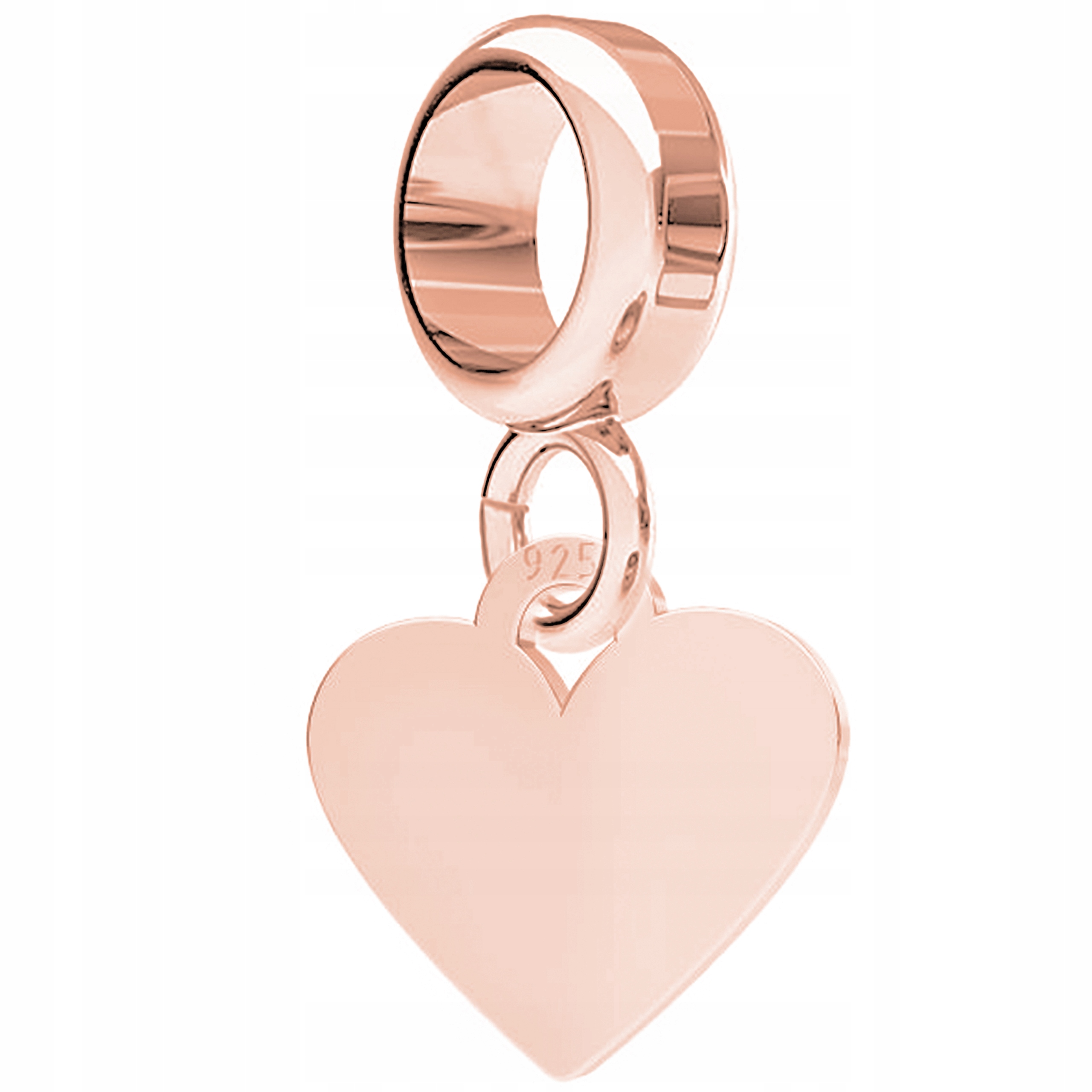 Charms Pozlacené mini srdce Plech se srdíčkem Love Stříbro 925