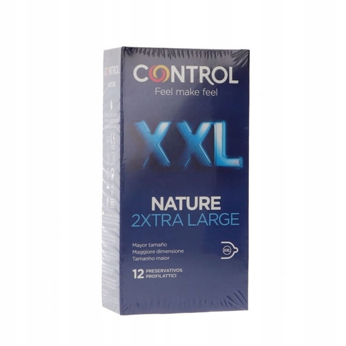 2x Control Nature XXL anatomické kondomy 12 ks extra velké velikost