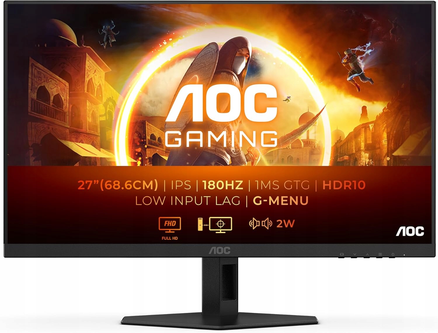 Monitor Led Aoc 27G4XED 27 " 1920 x 1080 px Ips Pls