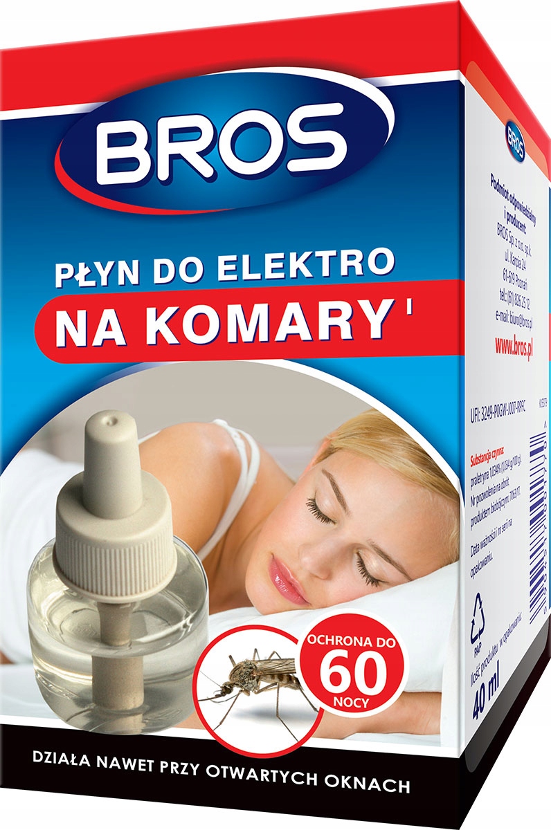 

Bros Płyn Do Elektro Na Komary 40 ML
