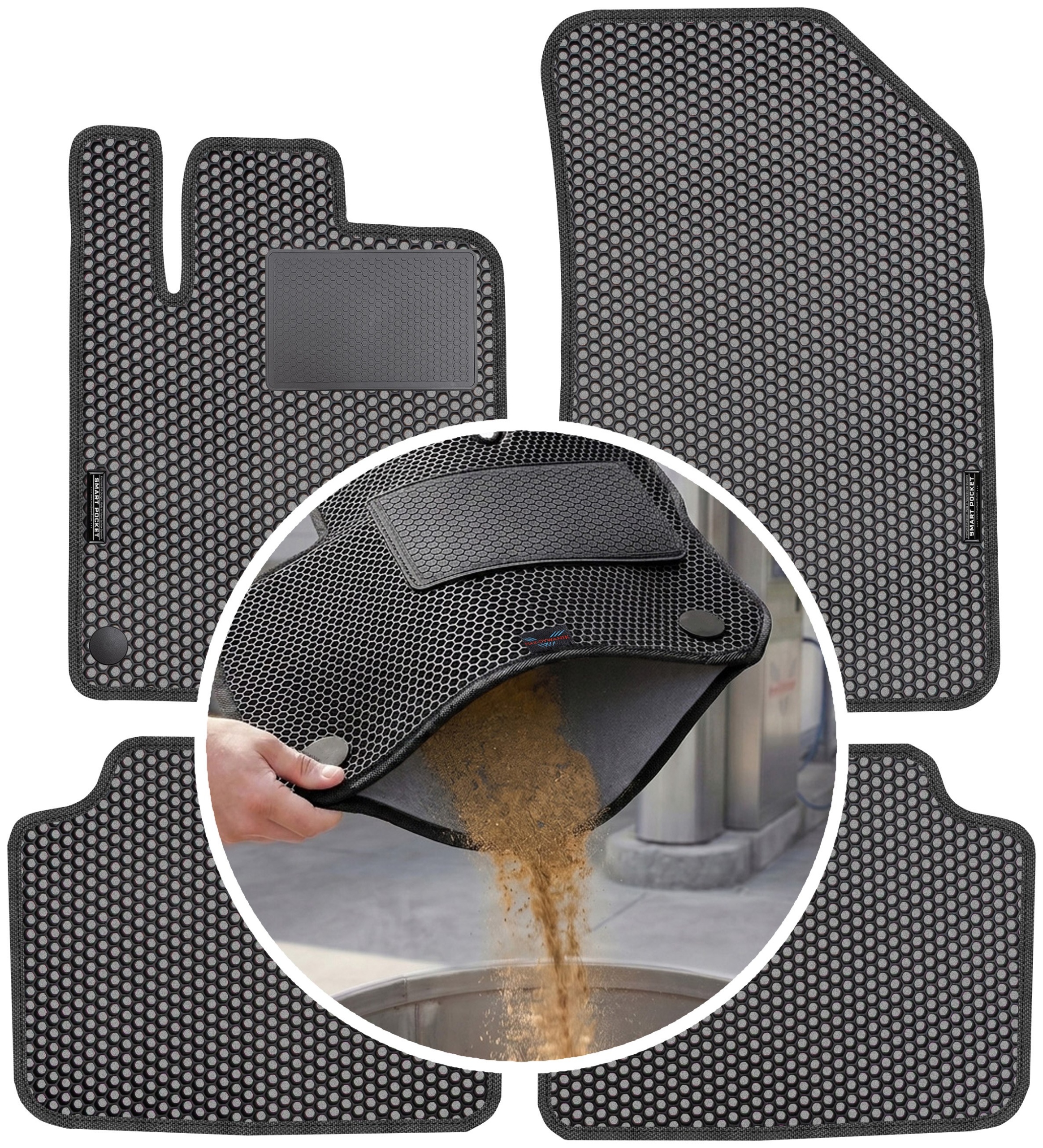 Citroen C5 I 2001-2008 Koberce Eva Smart Pocket