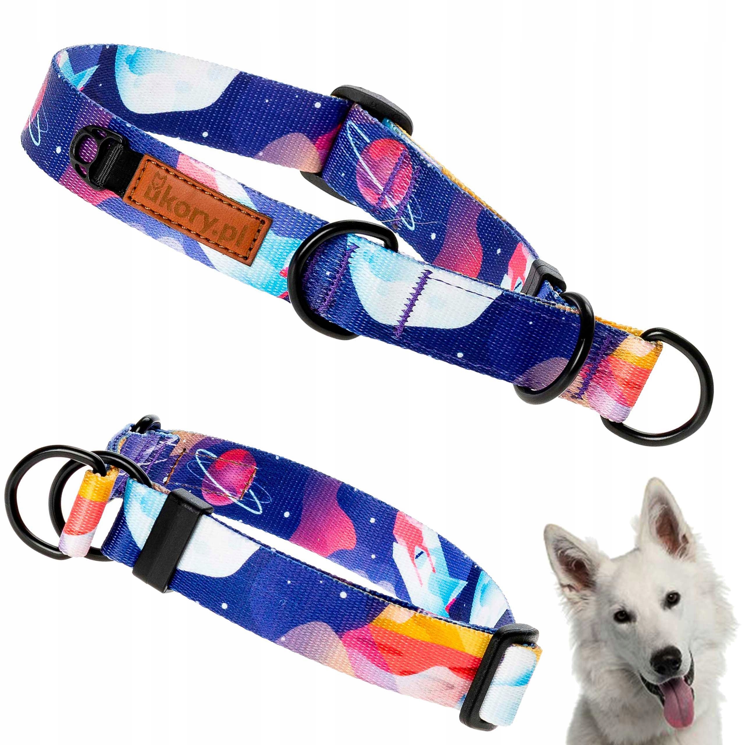 

Obroża Półzaciskowa dla psa szer.30mm L/XL ukory