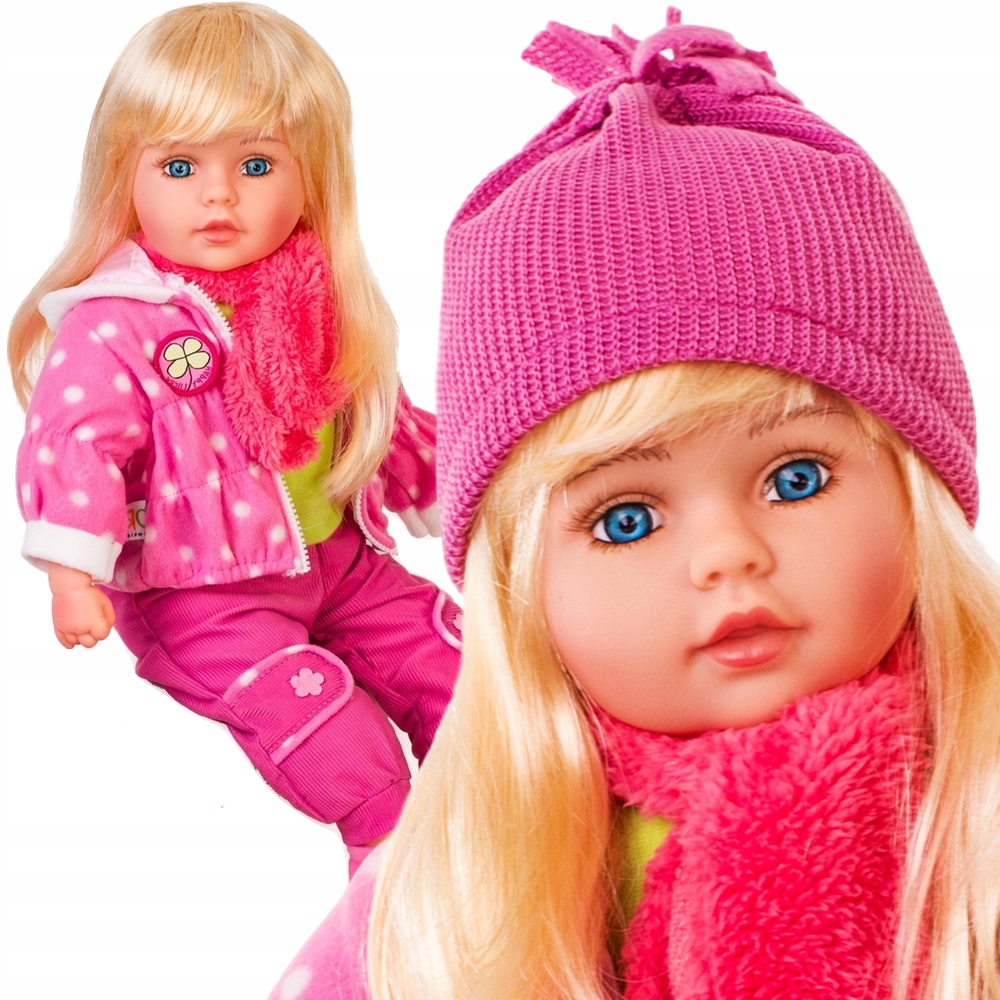 

Duża Lalka Doris Mówi Śpiewa Po Polsku Bobas 60 cm