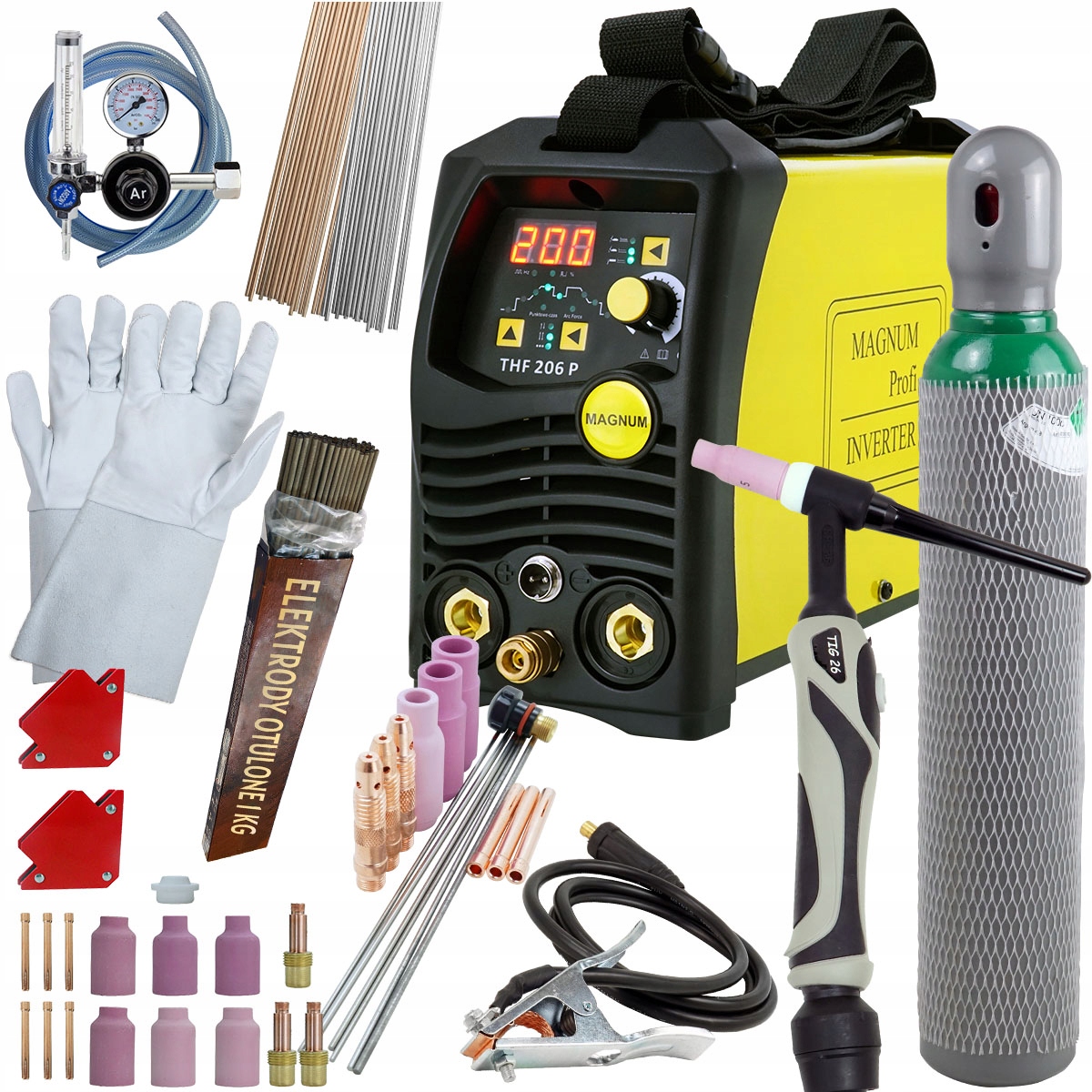 Сварочный аппарат Tig DC Magnum THF 206 MMA Puls Kit