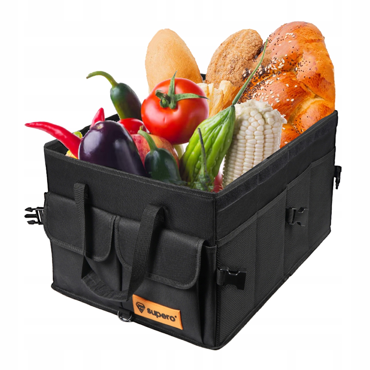 Torba Podróżna do Samochodu Organizer Kufer 55L Antypoślizgowy