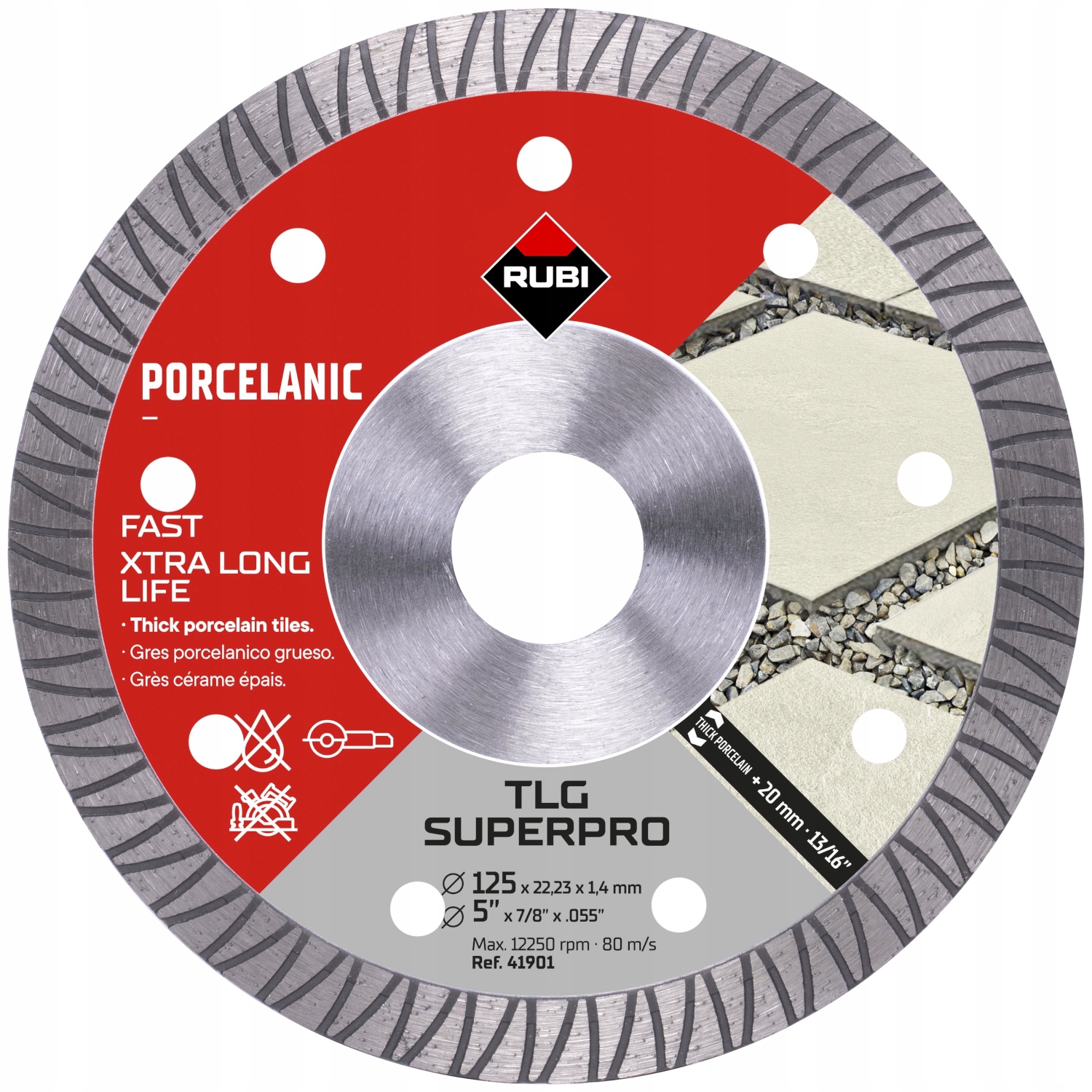 Rubi Tarcza diamentowa Tlg 125 Ext Superpro 41901