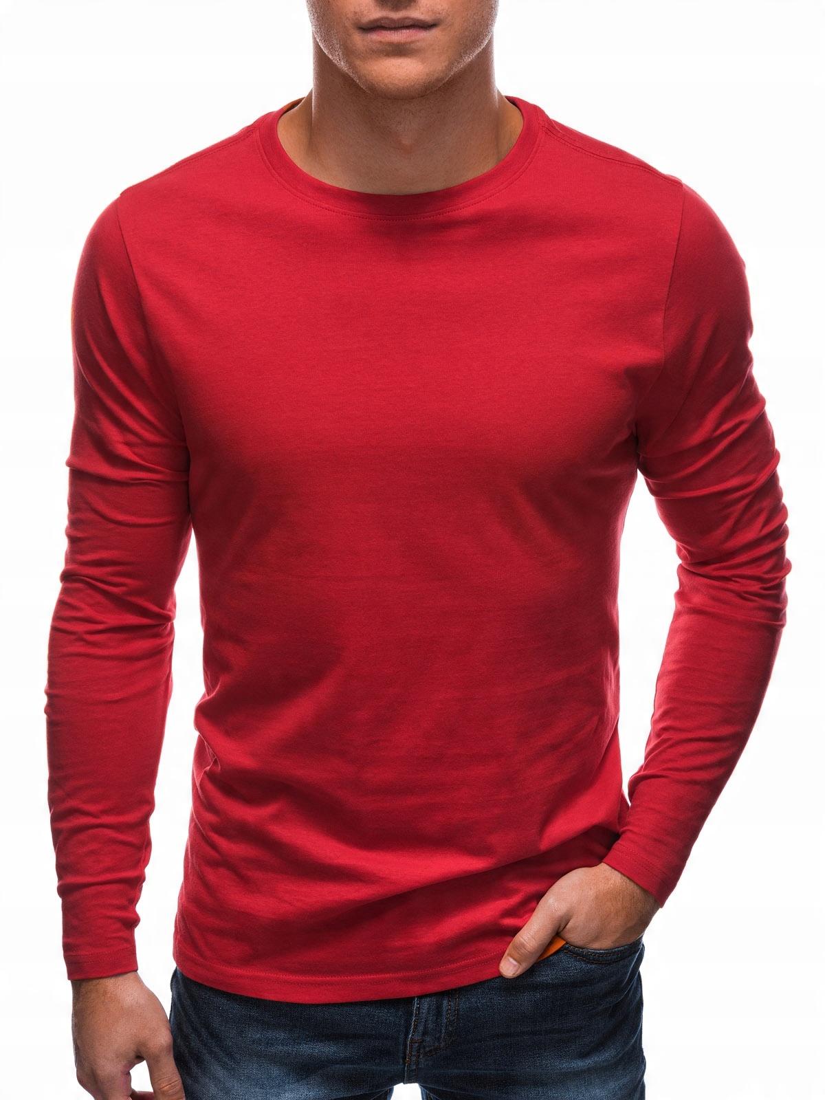 

Longsleeve męski bez nadruku 148L czerwony XL