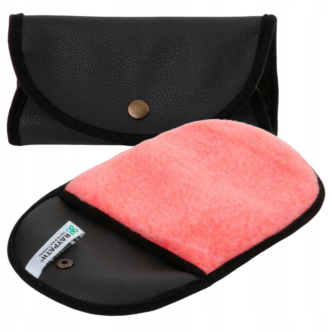 Čistič kožených bot v semišové úpravě, růžový Raypath