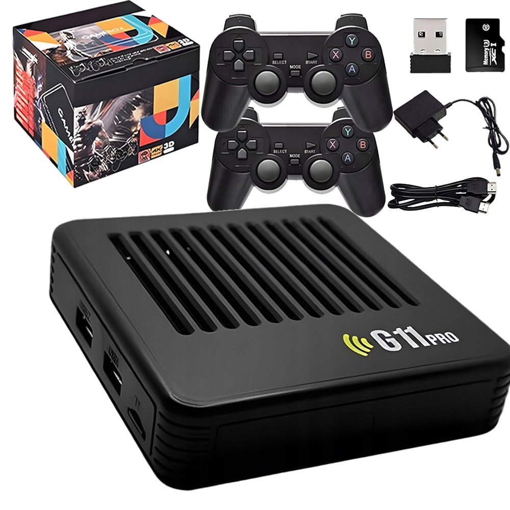Konsola Przenośna G11 Pro 32000 Gier Kieszonkowa 64GB+ 2 Pady