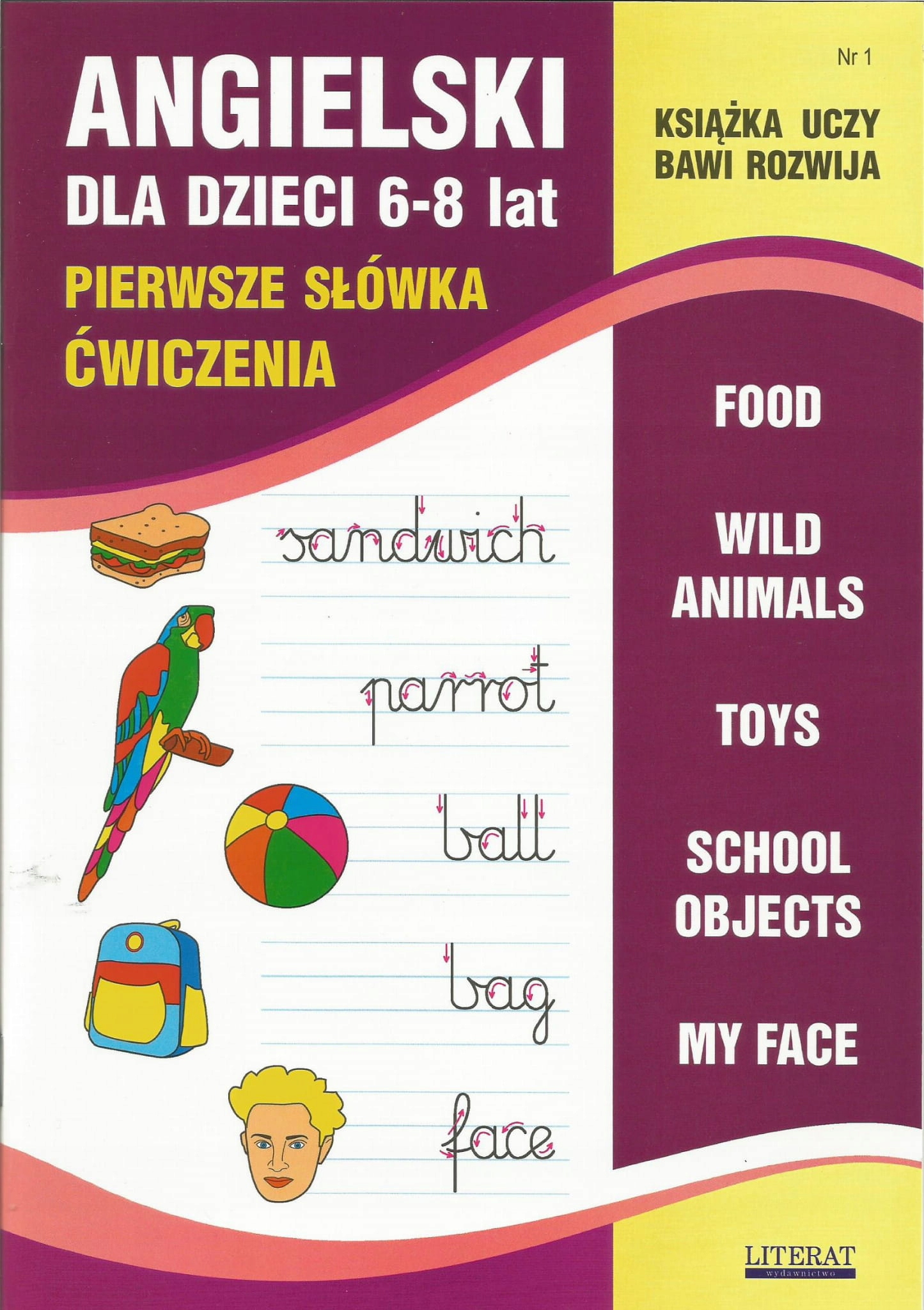 Angielski dla dzieci 6-8 lat Zeszyt 1- ćwiczenia