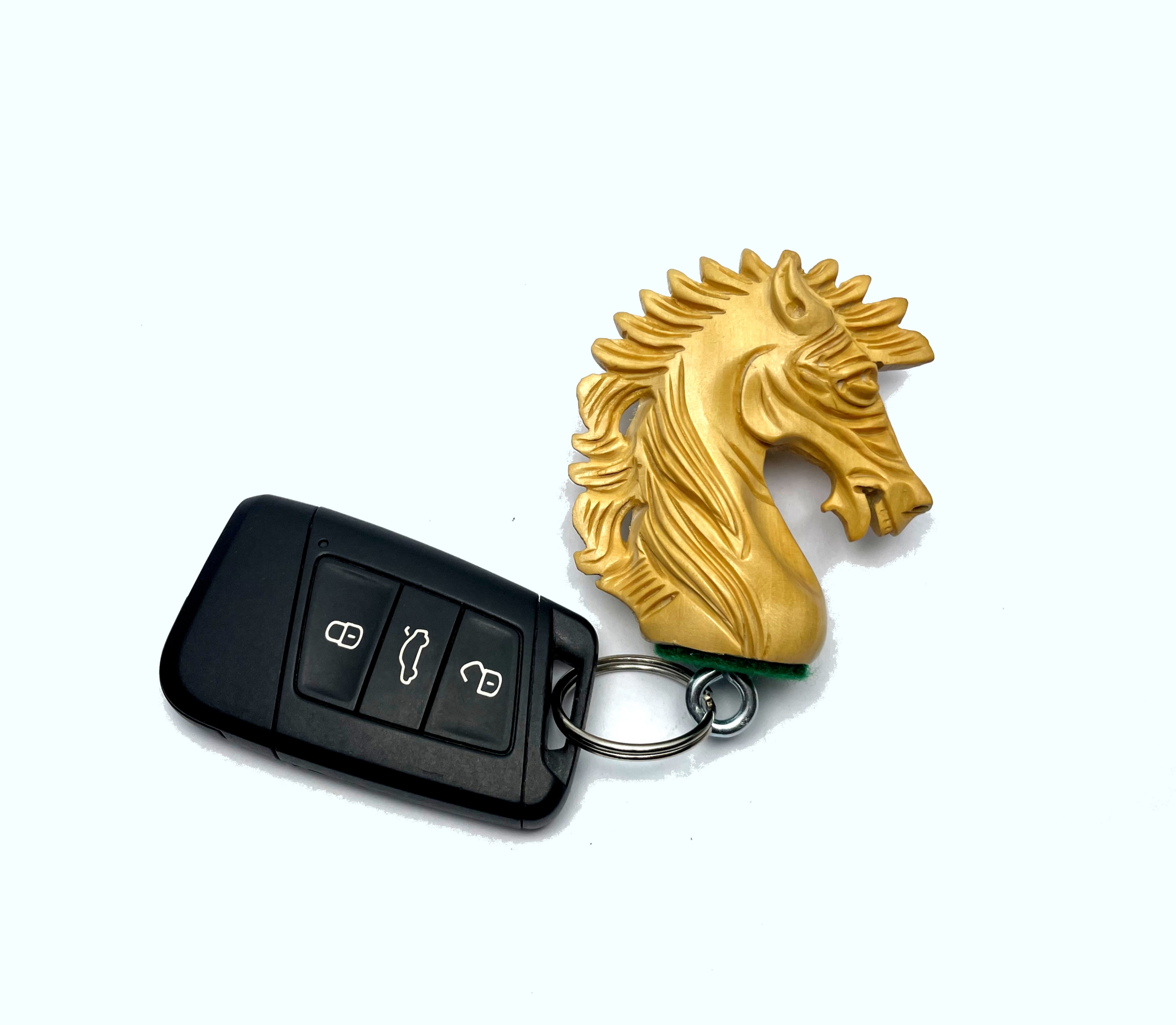 Brelok AUTENTYCZNA FIGURA Szachy Indie Skoczek