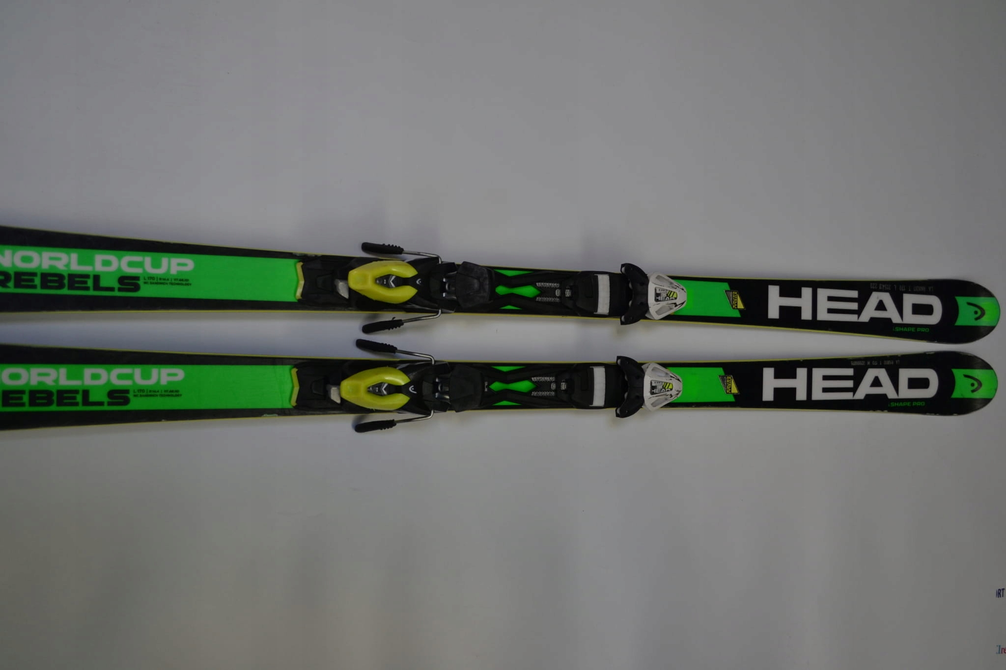 Narty Head WorldCup Rebels 170cm. (NU2432) Długość nart 170 cm