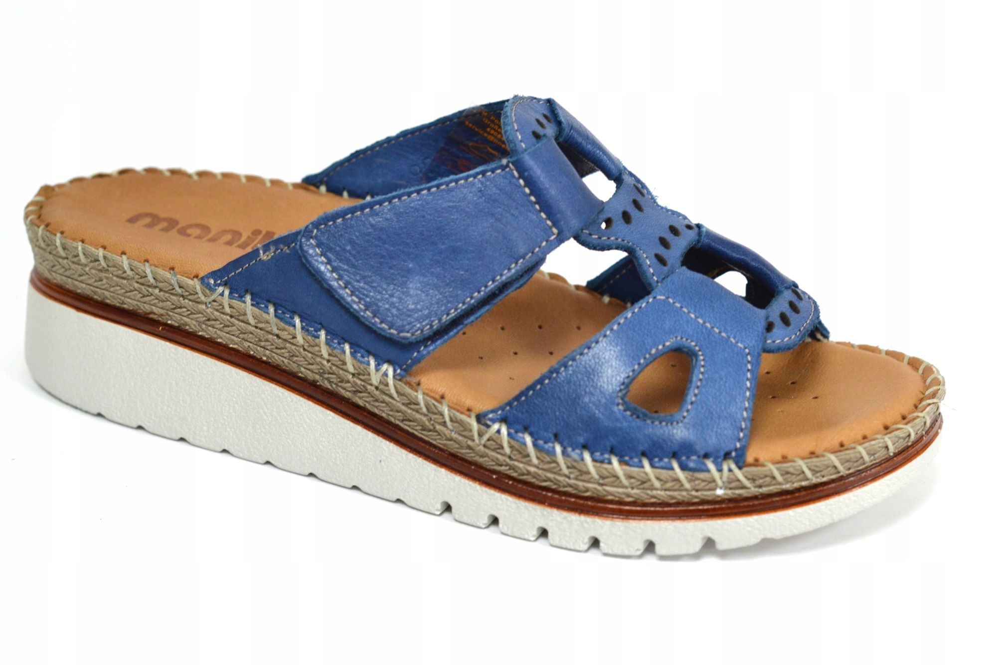 Manitu 900157-05 Pohodlné Nazouváky Modré VEL.40