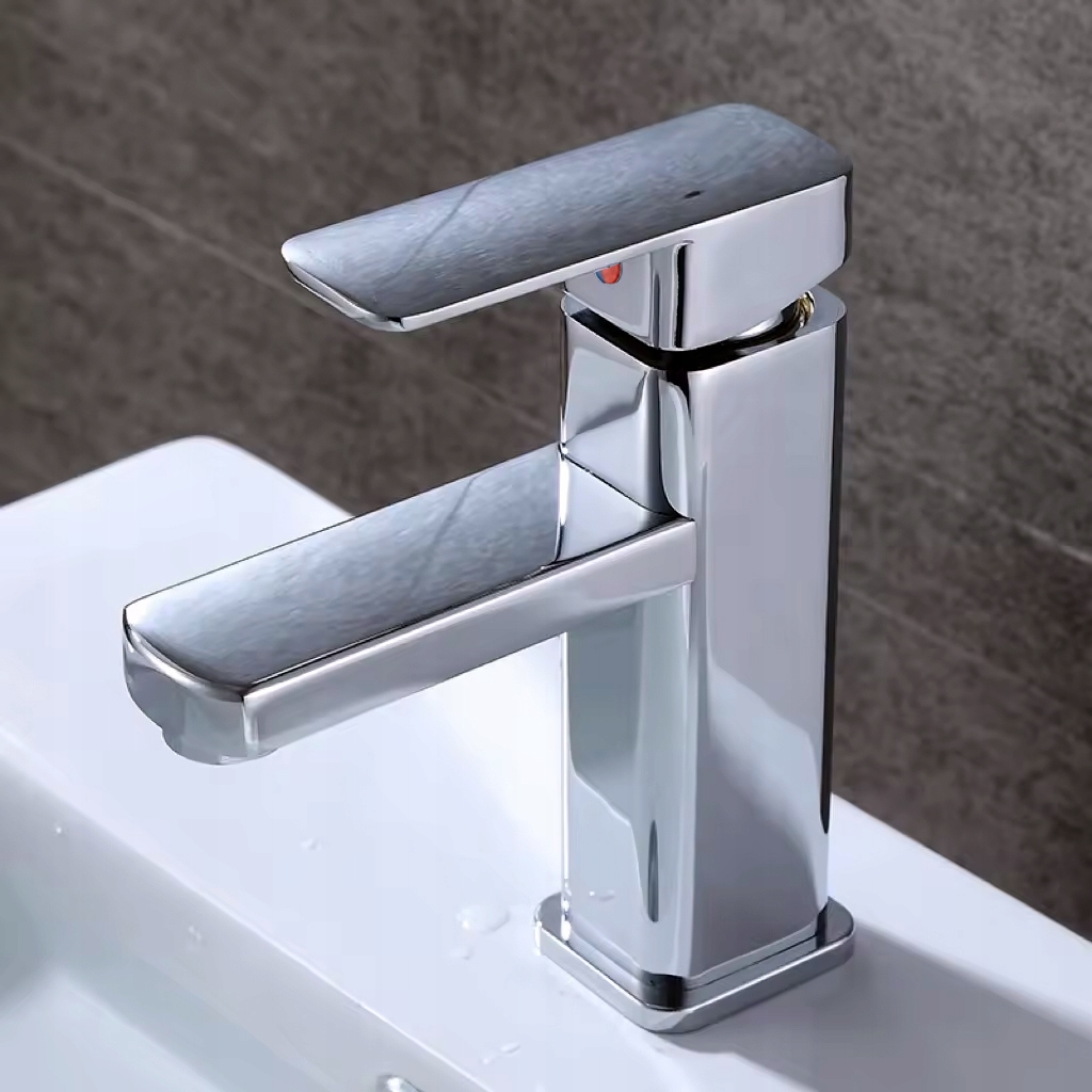 BATERIA UMYWALKOWA ŁAZIENKOWA STOJĄCA NABLATOWA KRAN DO UMYWALKI CHROM Liczba uchwytów jednouchwytowa