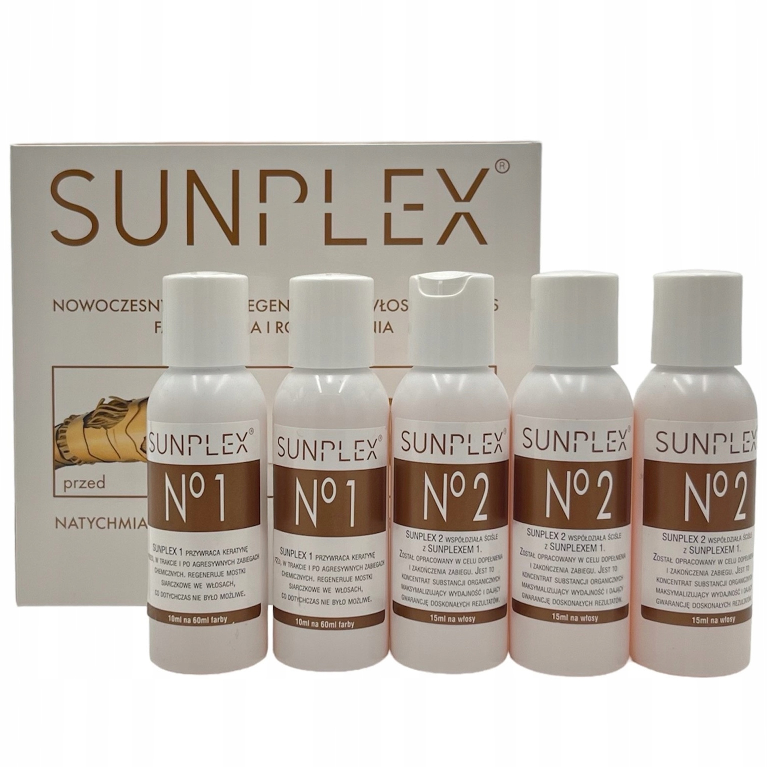 Sunplex Sada Pro Obnovu Vlasů 5 X 50 ML