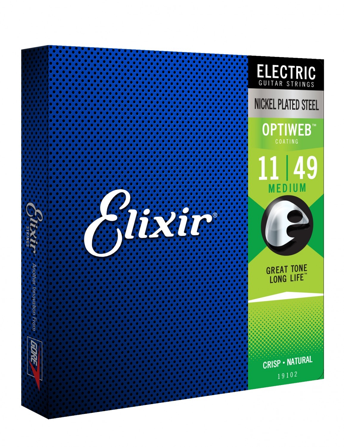 Struny do gitary elektrycznej Elixir 19102 Nickel OPTIWEB Coating 11-49 Marka Elixir