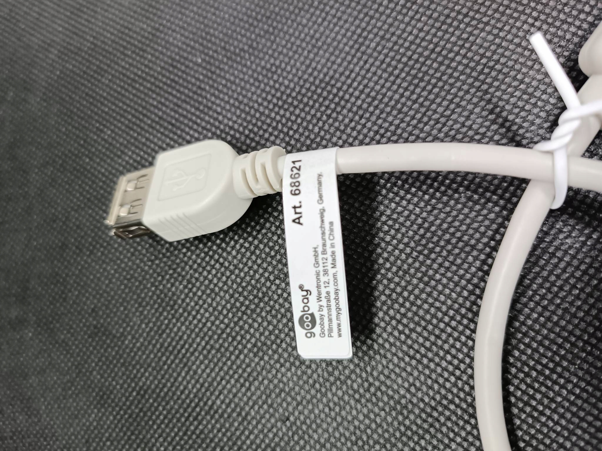 Kabel ładujący wtyk adapter USB 2.0 Hi-Speed 0.3m Marka Goobay