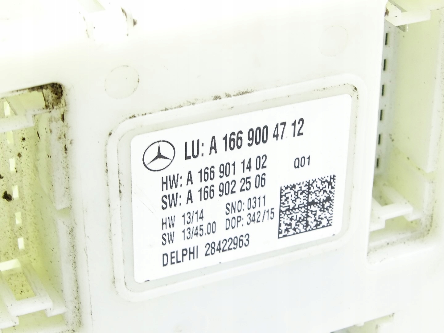 module control unit SAM BCM MERCEDES GLE W166 X166 A1669004712