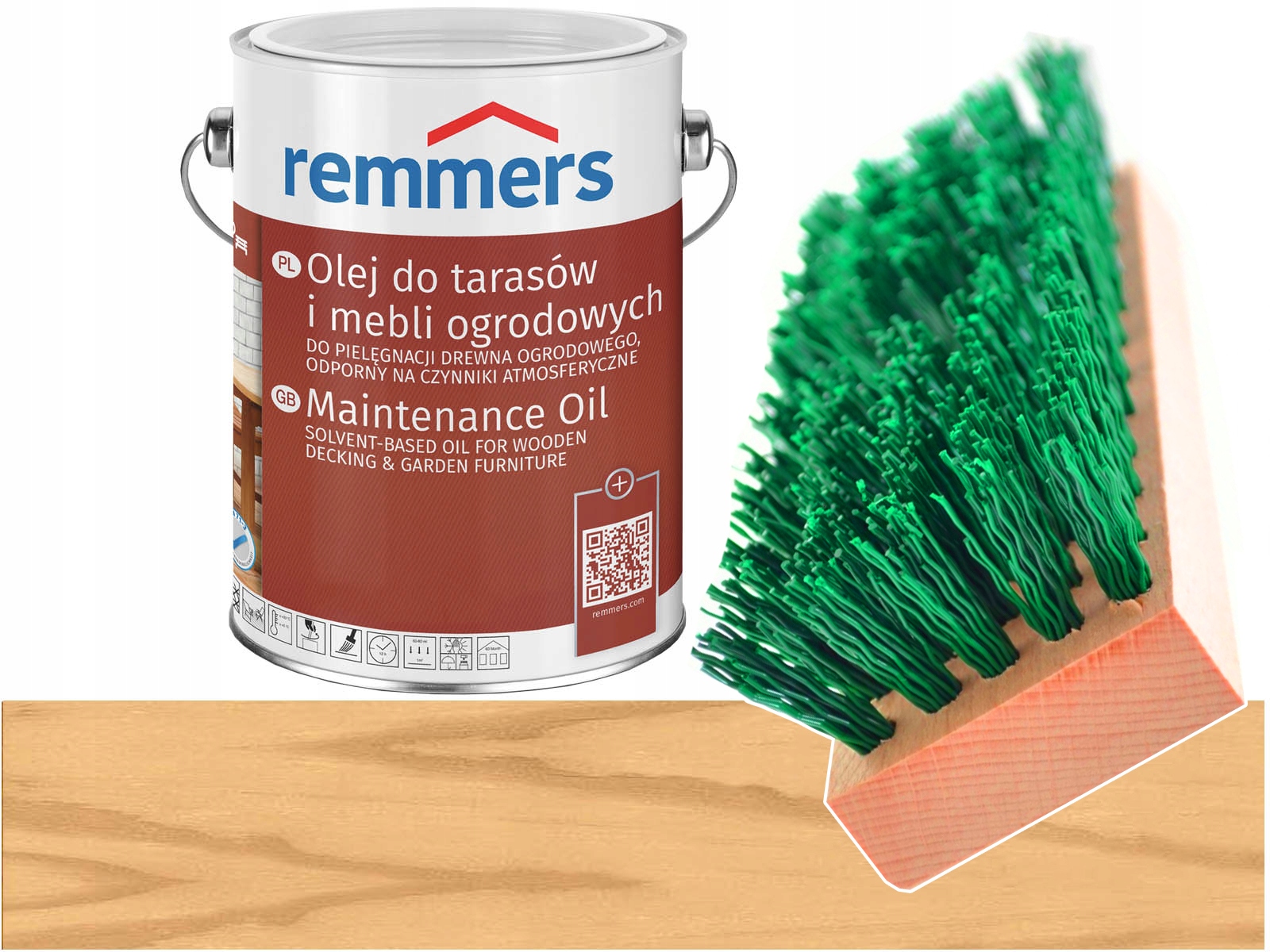 Remmers Pflege-ol olej na terasu 10L Bezbarvý