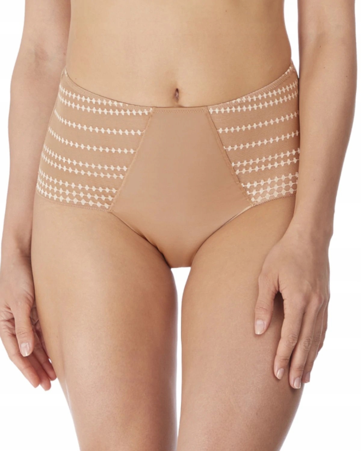 

Respect figi z wysokim stanem - beżowe M