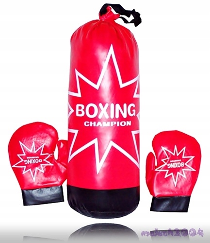 WOREK BOKSERSKI i 2 RĘKAWICE koordynacja refleks Marka inna