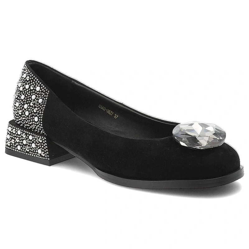 Dámské lodičky D&a, černé, CR62-3527 Blac