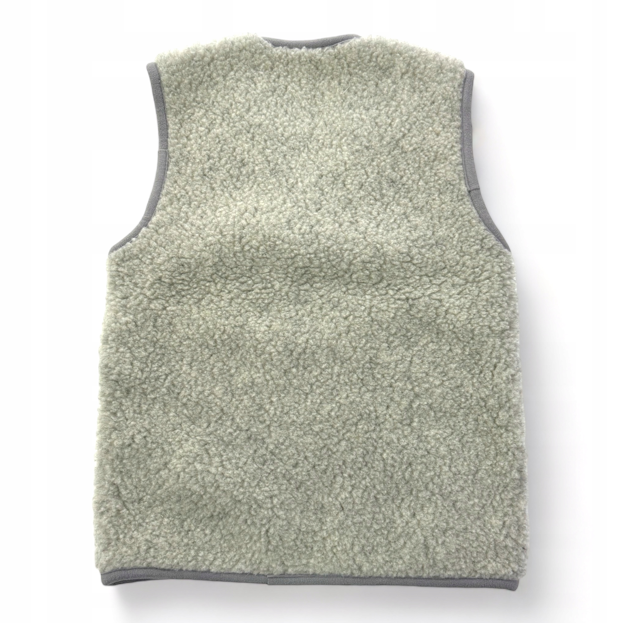 KAMIZELKA MĘSKA WEŁNA 100% MERYNOS 3XL SIWA EAN (GTIN) 5908305401261