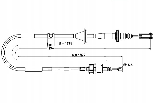 Ate Spojkové Lanko Suzuki Jimny 1.3/1.5D 09.98- At